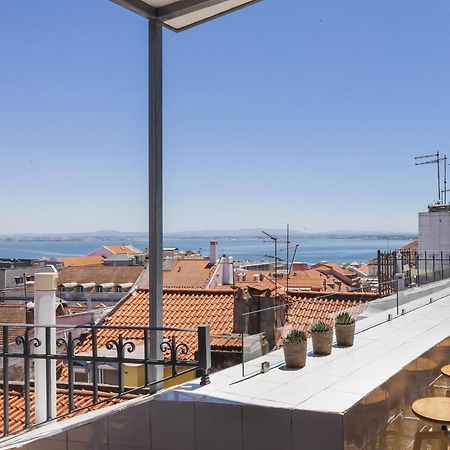 Amazing Rooftop Terrace With River And Historic City View 4 Bedrooms 4 Bathrooms Ac 19Th Century Building Chiado Лісабон Екстер'єр фото