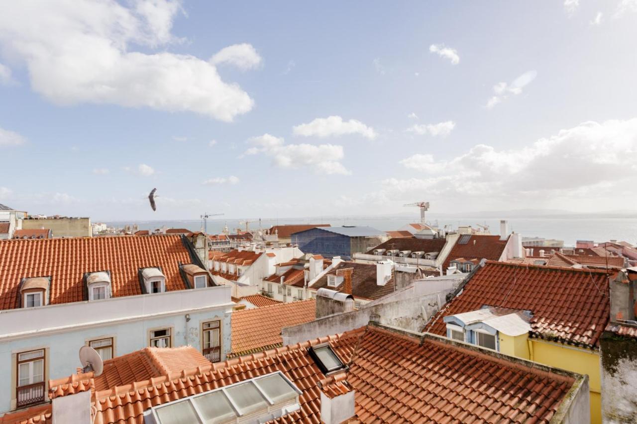 Amazing Rooftop Terrace With River And Historic City View 4 Bedrooms 4 Bathrooms Ac 19Th Century Building Chiado Лісабон Екстер'єр фото