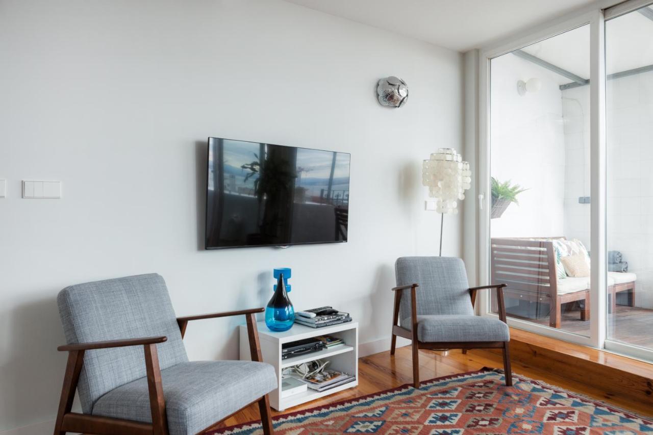 Amazing Rooftop Terrace With River And Historic City View 4 Bedrooms 4 Bathrooms Ac 19Th Century Building Chiado Лісабон Екстер'єр фото