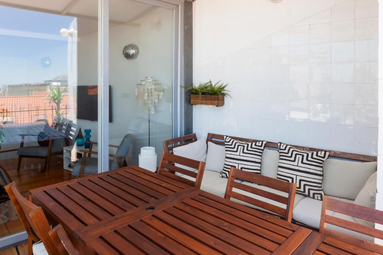 Amazing Rooftop Terrace With River And Historic City View 4 Bedrooms 4 Bathrooms Ac 19Th Century Building Chiado Лісабон Екстер'єр фото
