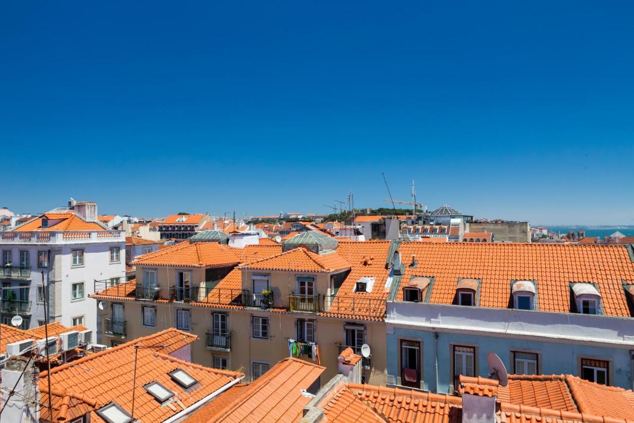 Amazing Rooftop Terrace With River And Historic City View 4 Bedrooms 4 Bathrooms Ac 19Th Century Building Chiado Лісабон Екстер'єр фото