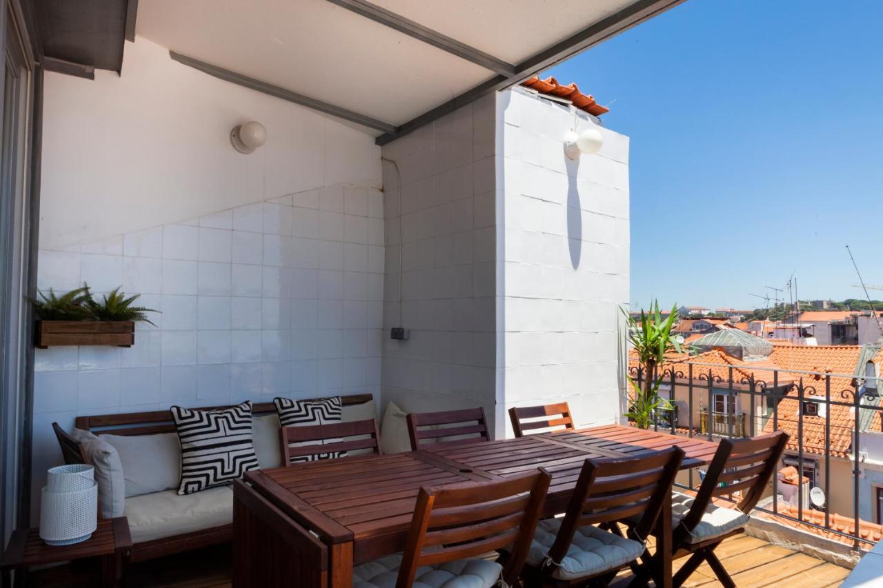 Amazing Rooftop Terrace With River And Historic City View 4 Bedrooms 4 Bathrooms Ac 19Th Century Building Chiado Лісабон Екстер'єр фото