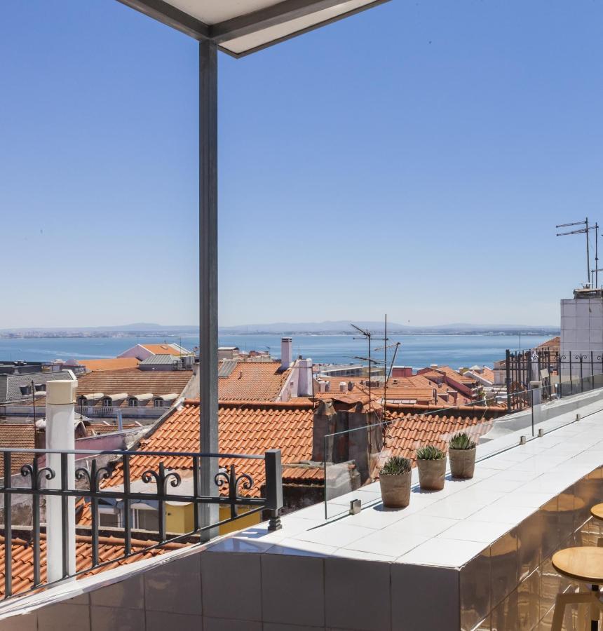 Amazing Rooftop Terrace With River And Historic City View 4 Bedrooms 4 Bathrooms Ac 19Th Century Building Chiado Лісабон Екстер'єр фото